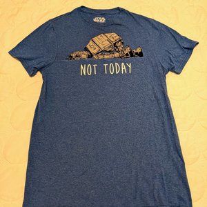 Women's Star Wars "Not Today" Blue T-Shirt - Size S